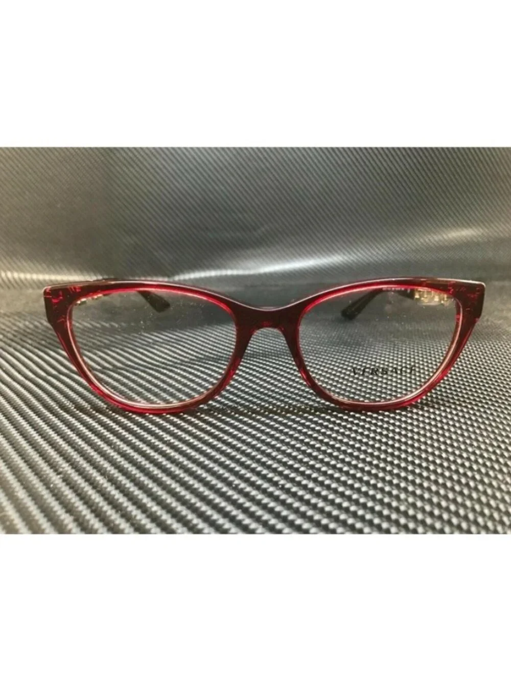 New Versace Women  Bordeaux Eyeglasses  54- 18- 140